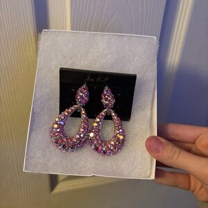 Jim Ball Pink Prom Earrings